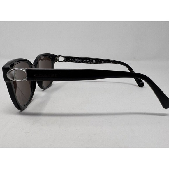 Coach Eyeglasses Frames HC6120 5510 Polished Black Cat Eye Full Rim 54-16-140 main image 6